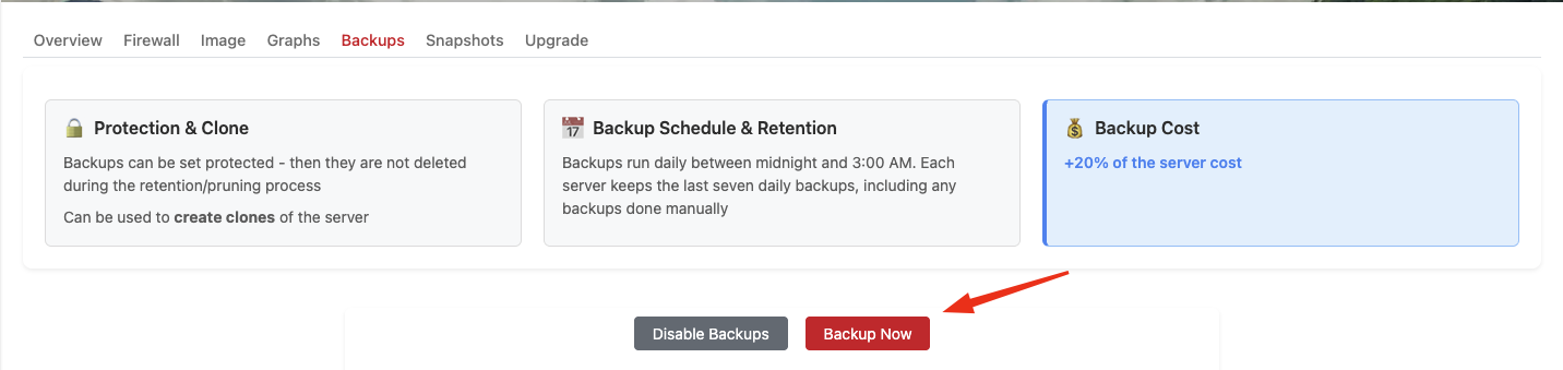 Fresh Backup