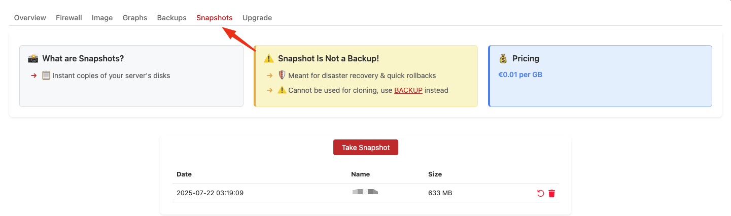 Snapshots